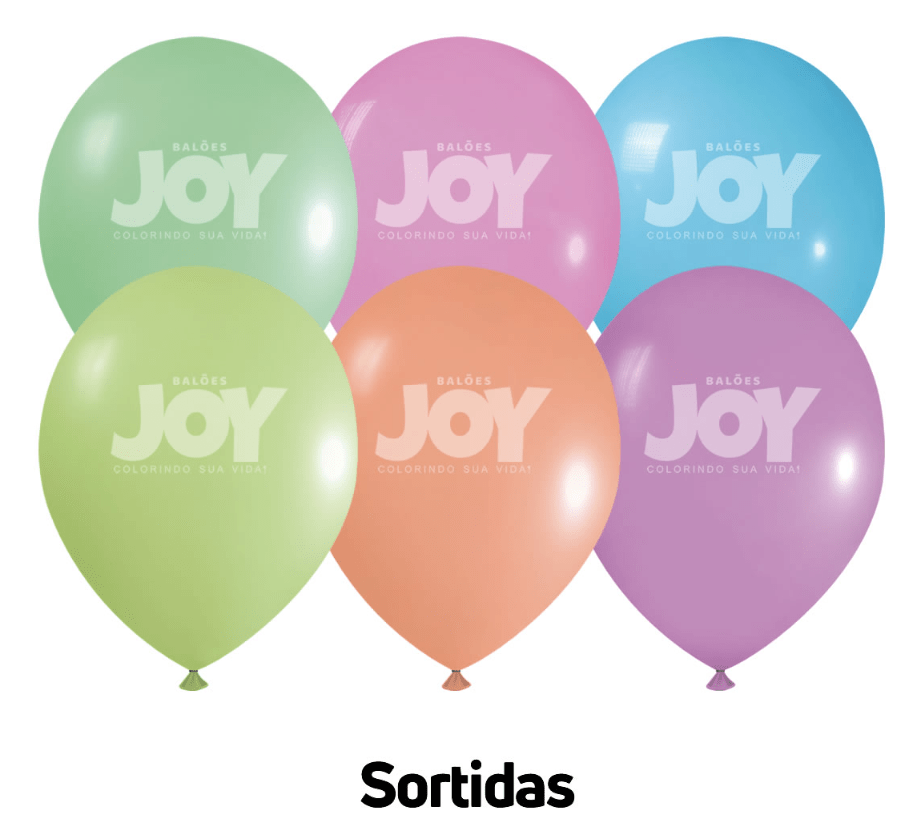 Balão de látex 5 polegadas Candy Verde - 50 unidades – Joy - Fescopan