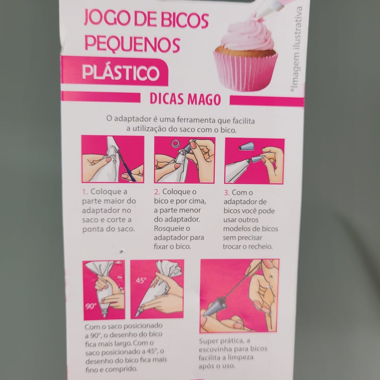 Kit Jogo de Bicos Grandes para Confeitar Cód 0467/MAGO - Tudo para sua  festa você encontra aqui na Fiel 🍭, 🎂, 🎈