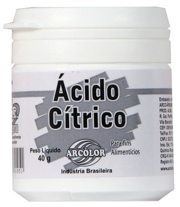Ácido Cítrico 40g Arcolor