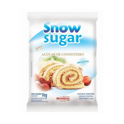 Açúcar Confeiteiro Impalpável – 1KG - Mavalério 