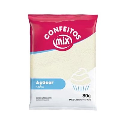 Açúcar Cristal 80g Incolor - Mix