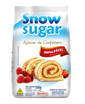 Açúcar de Confeiteiro Impalpável Snow Sugar 500g – Mavalério