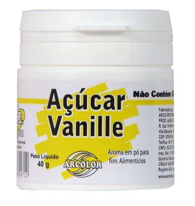 Açúcar Vanille 40g Arcolor