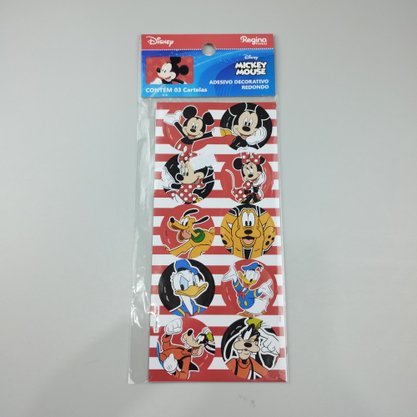 Adesivo decorativo – Mickey Mouse C/30 – Regina Festas