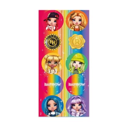 Adesivo decorativo – Rainbow High  C/30 – Regina Festas