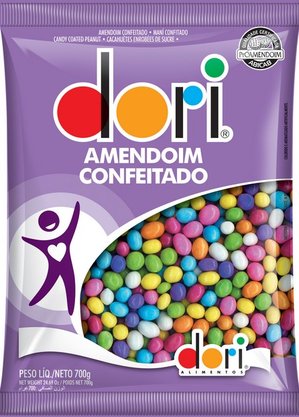 Amendoim Confeitado Colorido 700g – Dori
