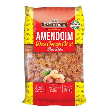 Amendoim Doce Crocante Cri-cri 140g – DaColônia.