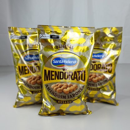 Amendoim Mendorato Japonês Salgado 400g – Santa Helena