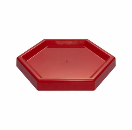 Bandeja Candy Sextavada Vermelho – Neoplas