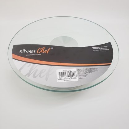 BAILARINA VIDRO SILVER PREMIUM BRANCA 