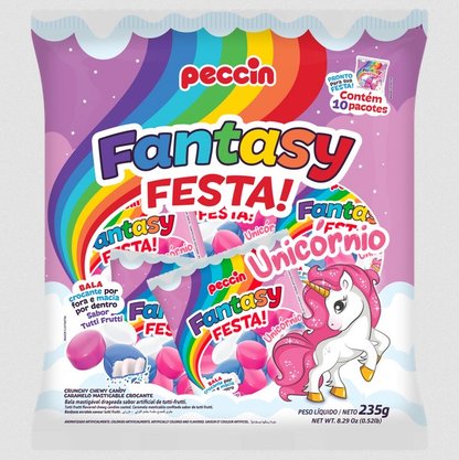 Bala Fantasy Festa Unicórnio 235g – Peccin