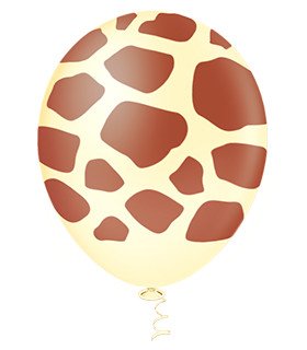 Balão de látex 10 polegadas Girafa - 25 unid – Picpic