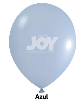 Balão de látex 14 polegadas Candy Azul - 12 unidades – Joy