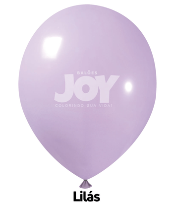 Balão de látex 14 polegadas Candy Lilás - 12 unidades – Joy