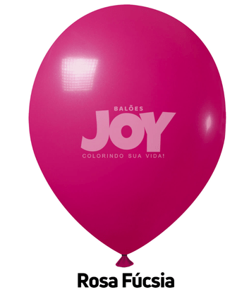 Balão de látex 14 polegadas Rosa Fucsia - 12 unidades – Joy