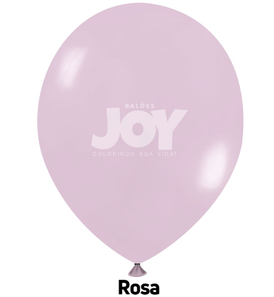 Balão de látex 5 polegadas Candy Rosa - 50 unidades – Joy