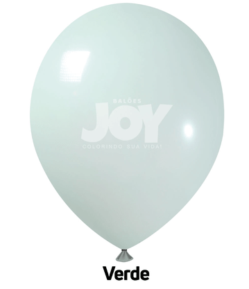 Balão de látex 5 polegadas Candy Verde - 50 unidades – Joy