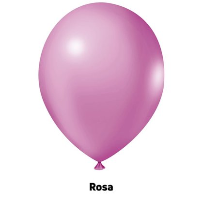 Balão de látex 8 polegadas Rosa - 50 unidades – Joy
