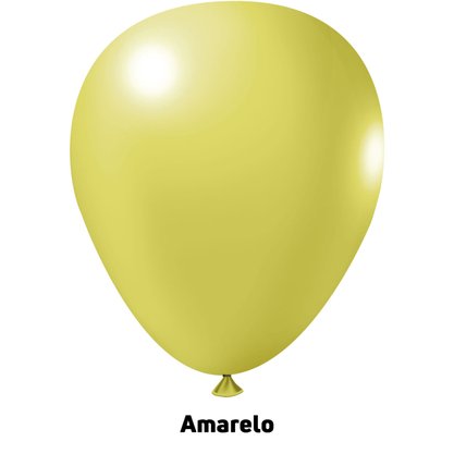 Balão de látex Big 25 polegadas Amarelo - unidade – Joy
