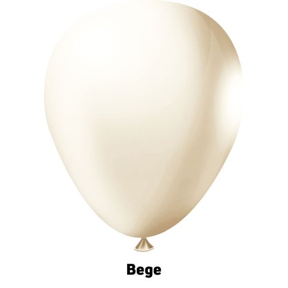 Balão de látex Big 25 polegadas Bege - unidade – Joy