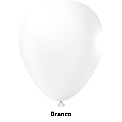 Balão de látex Big 25 polegadas Branco - unidade – Joy