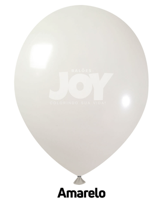 Balão de látex Big 25 polegadas Candy Amarelo - unidade – Joy