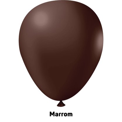 Balão de látex Big 25 polegadas Marrom - unidade – Joy