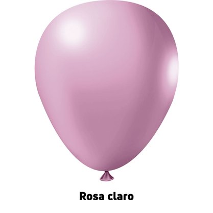 Balão de látex Big 25 polegadas Rosa Claro - unidade – Joy