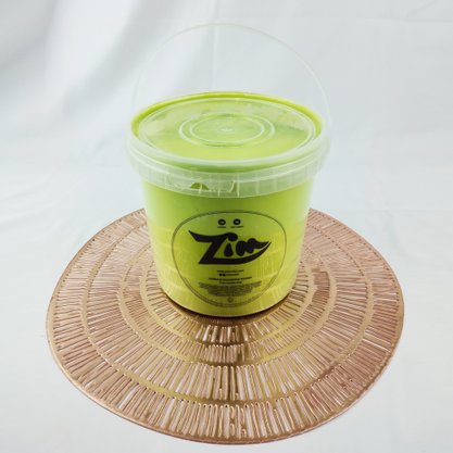 Balde Pó Colorido Verde Limão 2kg – Zim Color