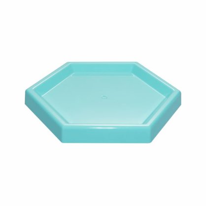 Bandeja Candy Sextavada Azul Ciano – Neoplas
