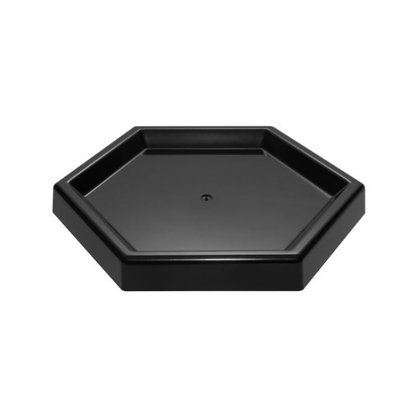Bandeja Candy Sextavada Preta – Neoplas