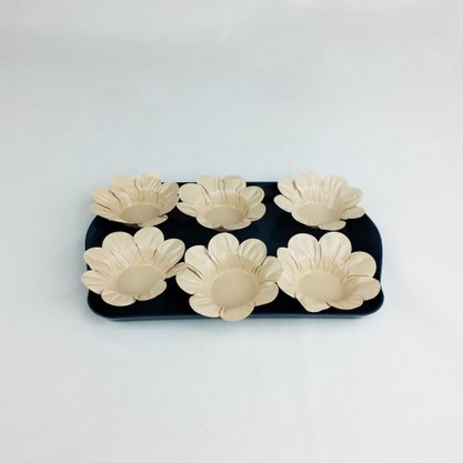 Bandeja Decorativa Retangular – Azul Petróleo - 20x13 – Tasil