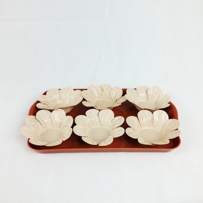 Bandeja Decorativa Retangular - Terracota - 20x13 – Tasil