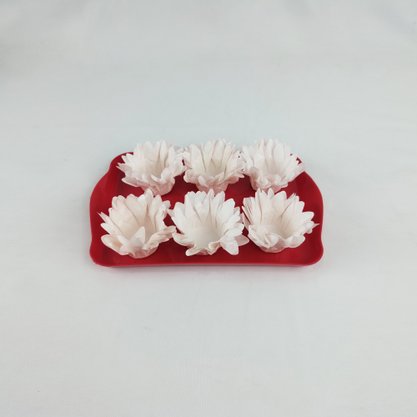 Bandeja Decorativa Retangular – Vermelho - 20x13 – Tasil