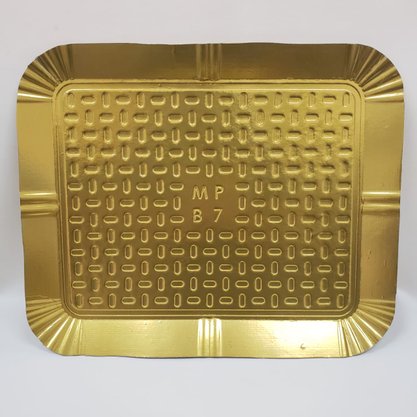 Bandeja Laminada Ouro Nº 7 – 41cm x 50cm  