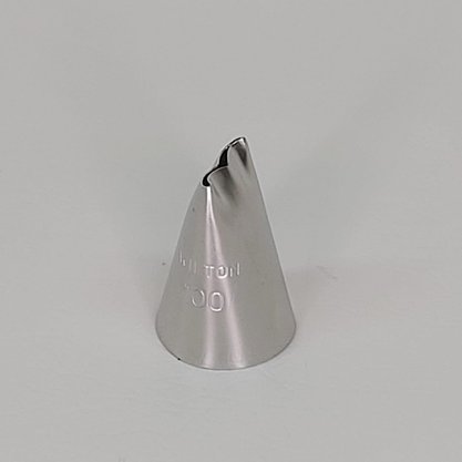Bico de Confeitar Wilton nº 100 Babado - Inox - Pequeno
