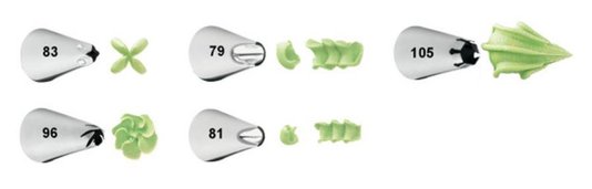 Bico de Confeitar Wilton nº 105 Especial - Inox - Pequeno