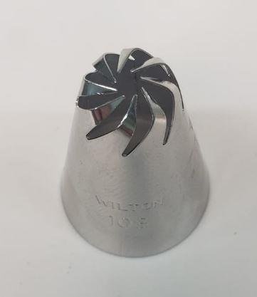 Bico de Confeitar Wilton nº 108 Flor Pitanga Fechada - Inox - Médio