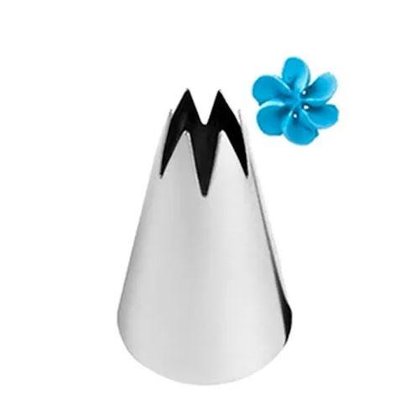 Bico de Confeitar Wilton nº 1M Pitanga Aberta - Inox - Grande