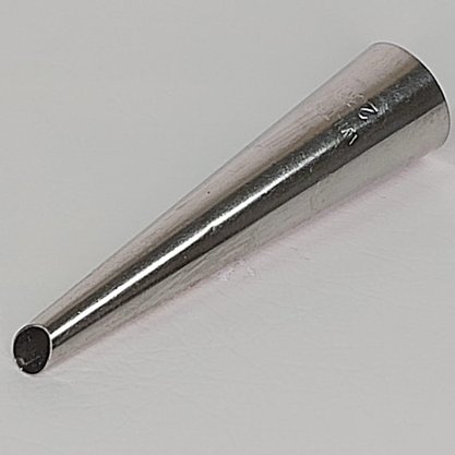 Bico de Confeitar Wilton nº 230 Perlê Para Rechear- Inox - Pequeno