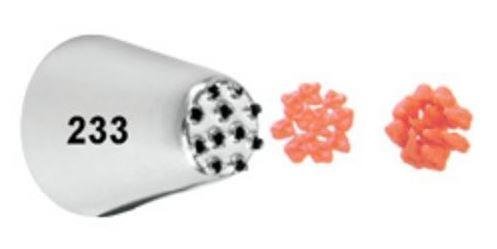 Bico de Confeitar Wilton nº 233 Chuveirinho - Inox - Pequeno