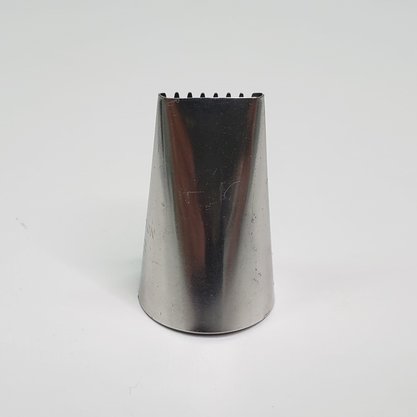 Bico de Confeitar Wilton nº 2B Serra Para Cesta - Inox - Grande