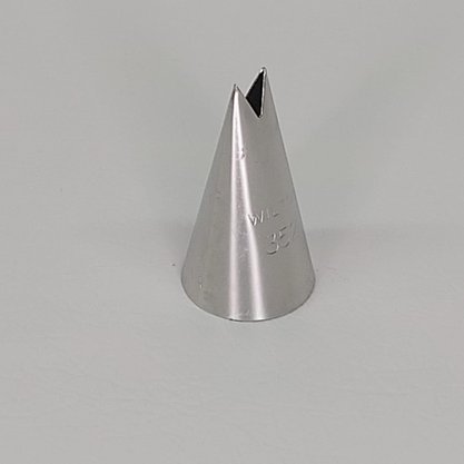 Bico de Confeitar Wilton nº 352 Folha - Inox - Pequeno