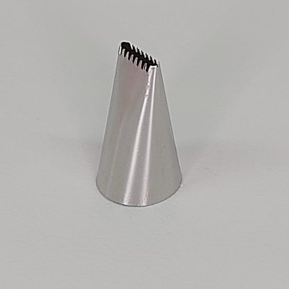 Bico de Confeitar Wilton nº 48 Serra - Inox - Pequeno