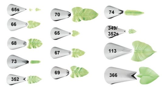 Bico de Confeitar Wilton nº 65 Folha - Inox - Pequeno