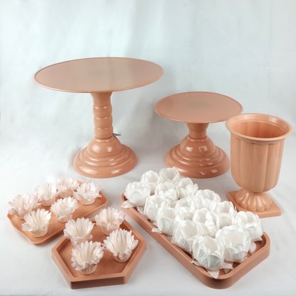 Boleira Adaptável p/decoração – Papaya – 32cm – Tasil