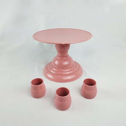 Boleira Adaptável p/decoração – Rosa Gloss – 22cm – Tasil