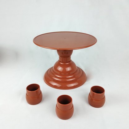Boleira Adaptável p/decoração – Terracota – 22cm – Tasil