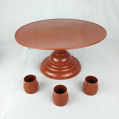 Boleira Adaptável p/decoração – Terracota – 32cm – Tasil