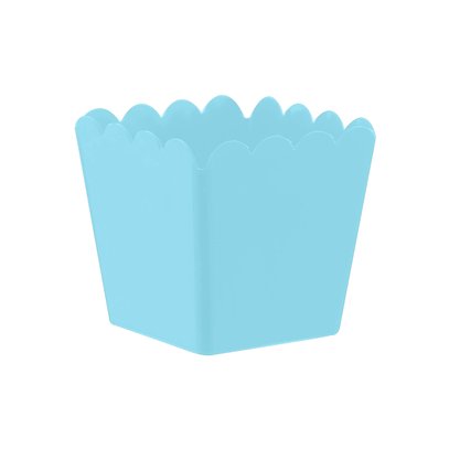 Cachepot Plástico Azul BB – Mirandinha Miniaturas